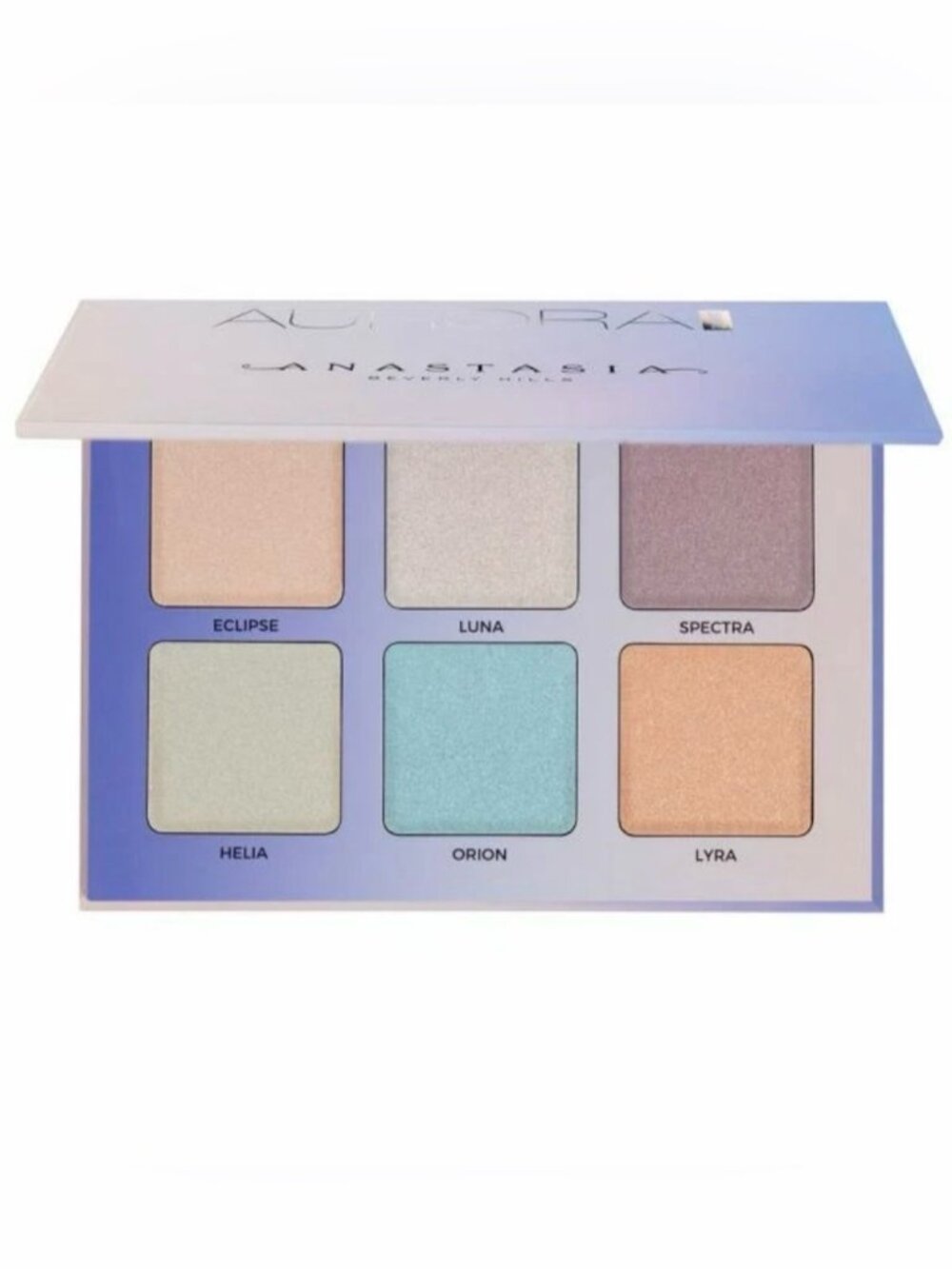 Rare ANASTASIA BEVERLY HILLS Aurora Glow Kit Metallic Powder Highlighter Palette